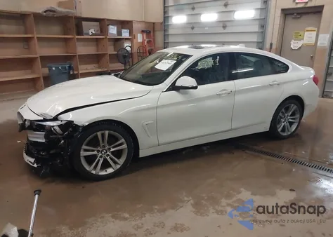 2018 BMW 430I Gran Coupe xDrive z USA, uszkodzony, nr VIN WBA4J3C57JBG91590